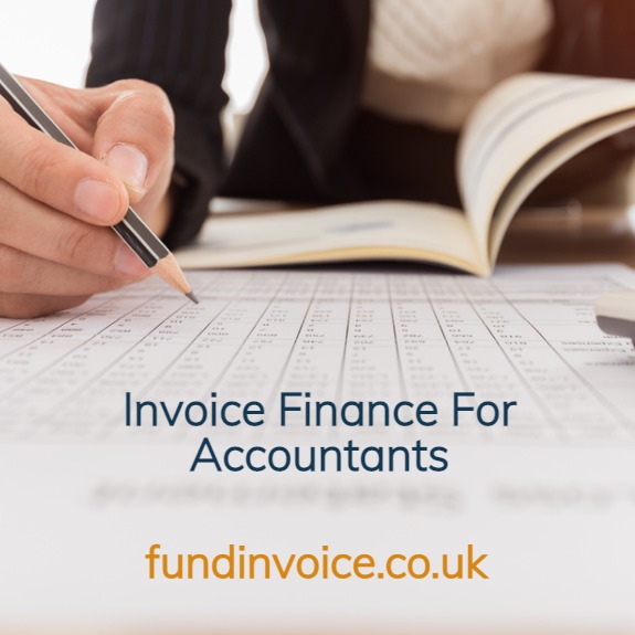 Invoice finance for accountants and their clients.