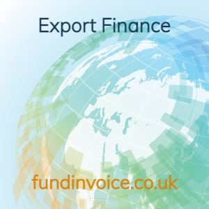 Export finance provided through invoice discounting and factoring.