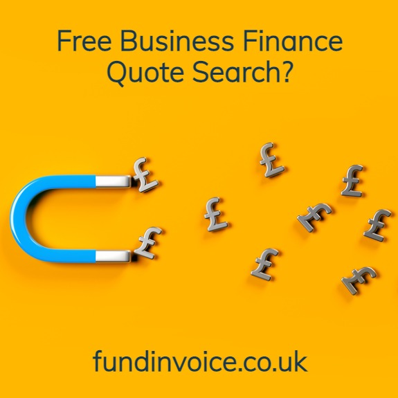 Get a free business finance quote search.