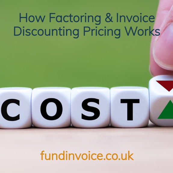 Cost and price of factoring and invoice discounting.