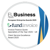 Logo for FundInvoice Award Winners 2025 Invoice Finance Quote Specialists Of The Year - UK