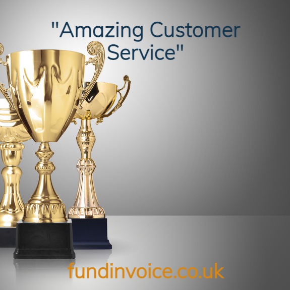 Amazing customer care was the essence of a recent review from a customer using our invoice finance broker service.