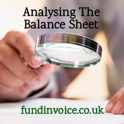 How I analyse the balance sheet of a company.