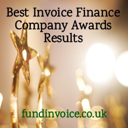 BMF Awards Results For Best Invoice Finance Company 2019.