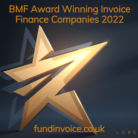 These are the BMF award winning invoice finance companies 2022.