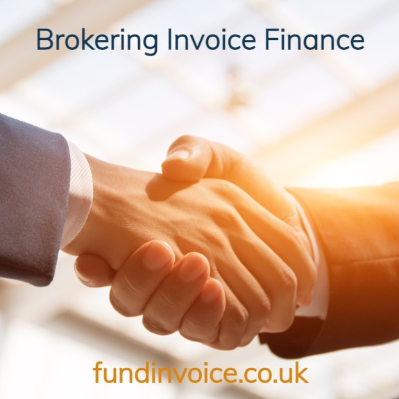 Brokering invoice finance, factoring and invoice discounting facilities for UK companies.