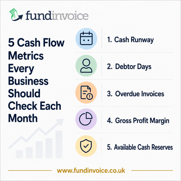 5 cash flow metrics that your business should check each month
