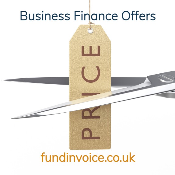 Special offers for invoice finance and business funding.