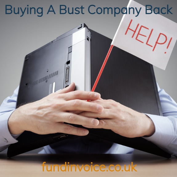 Video about buying a bust company back from a Liquidator or Administrator