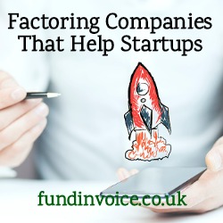 Which factoring companies are able to help fund new startup ventures?