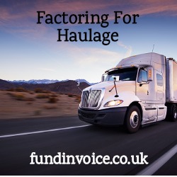 Factoring for a haulage startup run by a foreign national non homeowner.