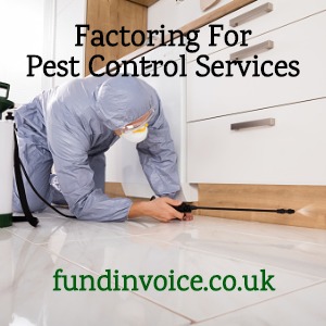 Factoring found for a small pest control company.