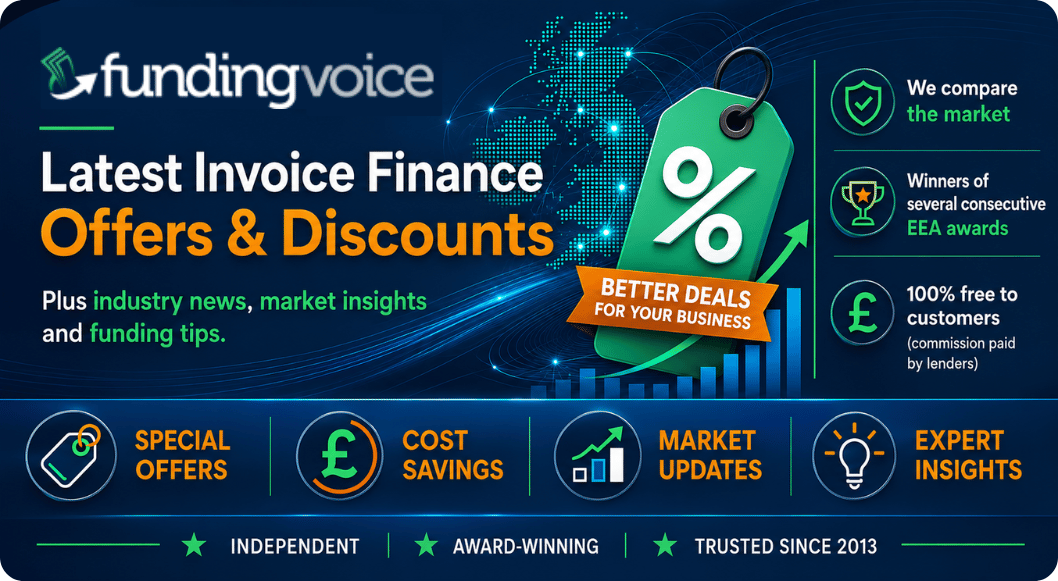 FundingVoice. Latest Invoice Finance Offers and Discounts
