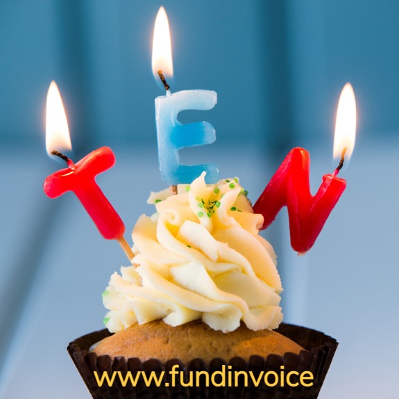 FundInvoice the award-winning invoice finance brokerage is 10 years old today