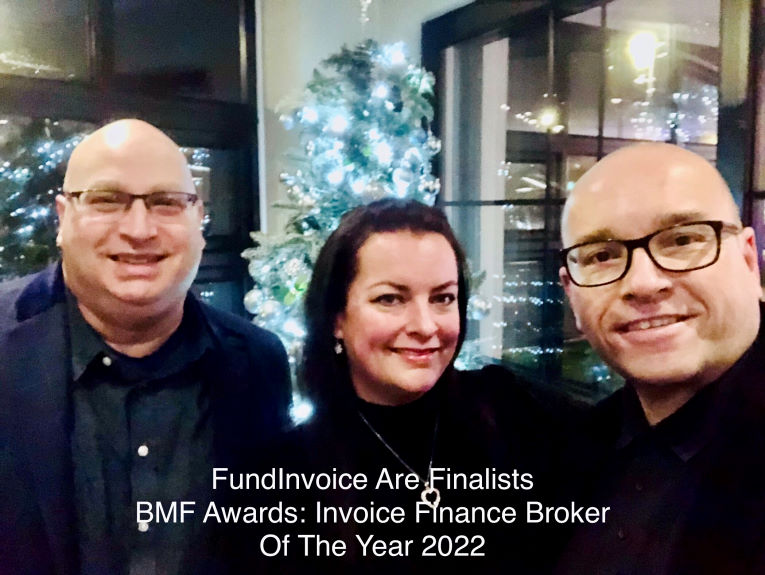 FundInvoice are finalists for Invoice Finance Broker Of The Year in the Business Moneyfacts awards 2022