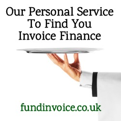 FundInvoice offers a personal service to find you invoice finance.