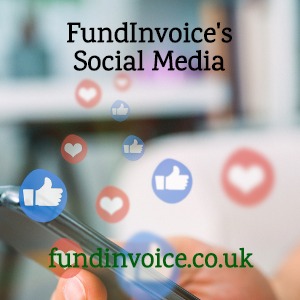 A list of all FundInvoice's social media channels.