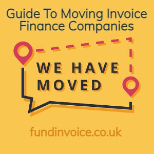 Support when switching invoice finance or factoring companies.