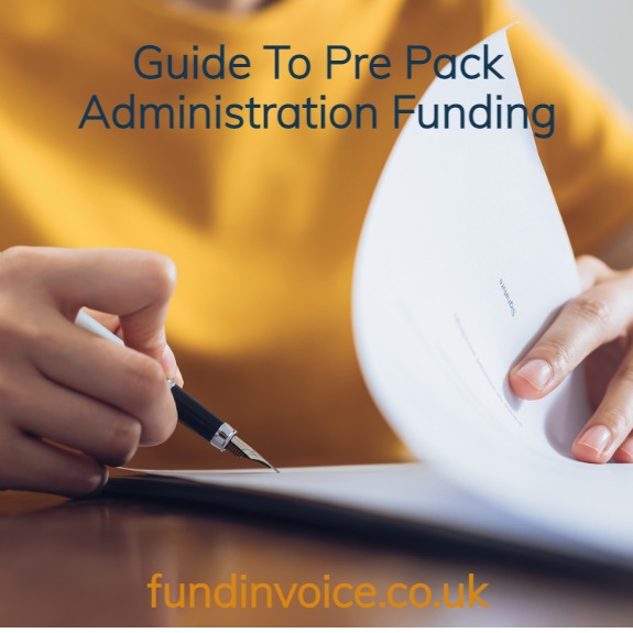 Our free guide to raising pre pack finance and funding for a pre-pack Administration.