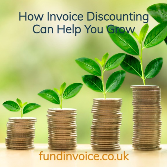 How invoice discounting can help your UK company grow.