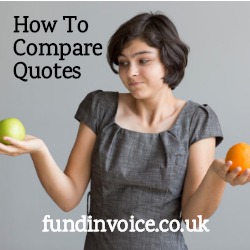 How to compare factoring and invoice discounting quotes