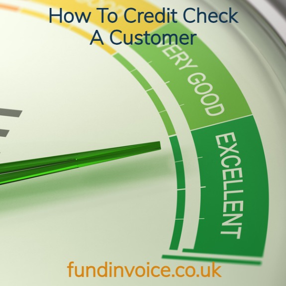 How to credit check customers before offering trade credit.