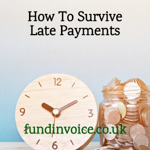 How can small businesses survive late payments?