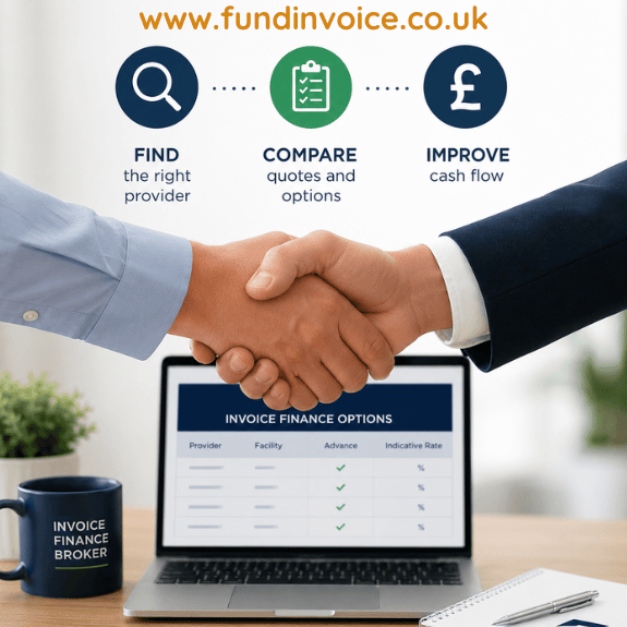 UK invoice finance brokers helping businesses find and compare suitable providers