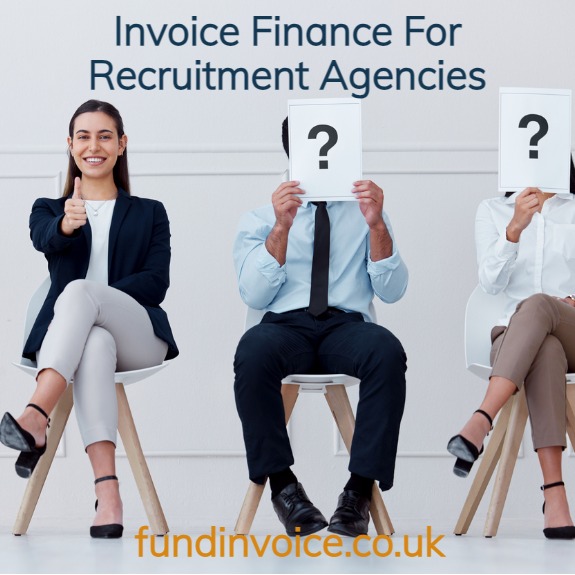 Invoice finance recruitment agencies can use to release cash flow and outsource administrative tasks.