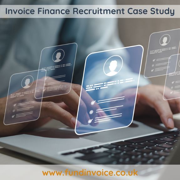 Recruitment business owner reviewing invoices and cash flow during ownership transition