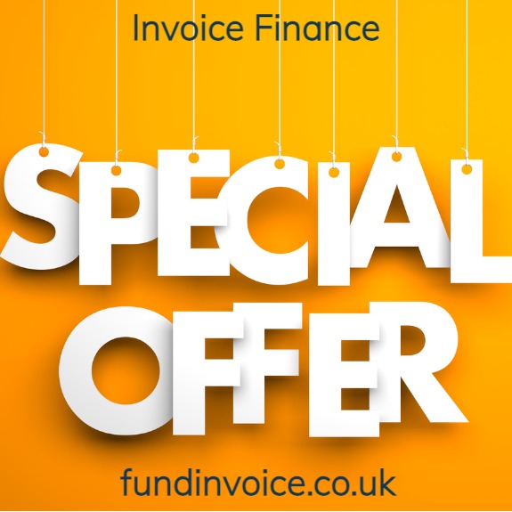 Invoice finance offer, no arrangement fees. Zero over base, no minimums & free CHAPS for 3 months