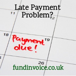 Help with business problems such as poor cash flow and late payments.