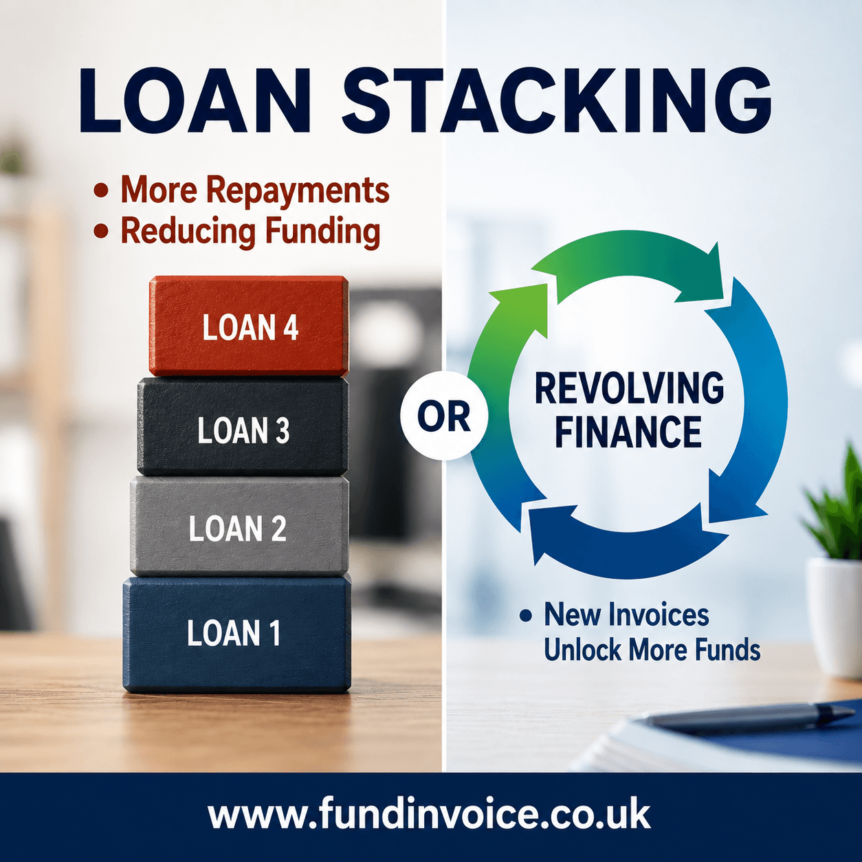 Loan stacking and the alternatives to business loans.