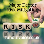 Ways of mitigating the risk from a major debtor.