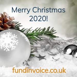 Merry Christmas 2020 from the team at FundInvoice.