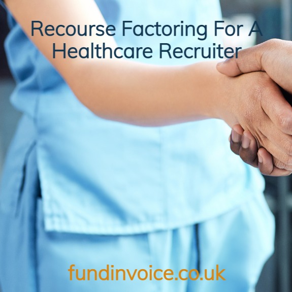 FundInvoice find recourse factoring for a healthcare staff recruiter.