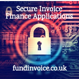 Cybersecurity Invoice finance via secure encrypted online systems for applications and data transfer.