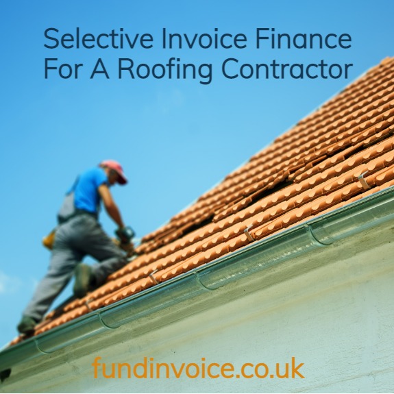 Selective invoice finance was arranged for a roofing contractor client.