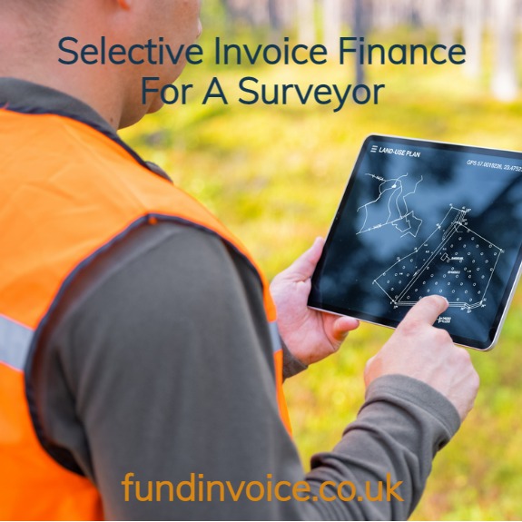 Selective invoice finance was arranged for a property surveyor conducting surveys of buildings.