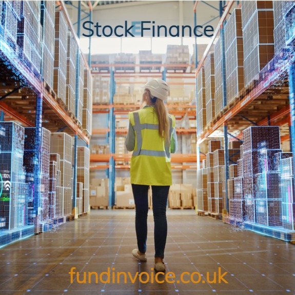 Stock finance loans against unfinished goods and unsold inventory.