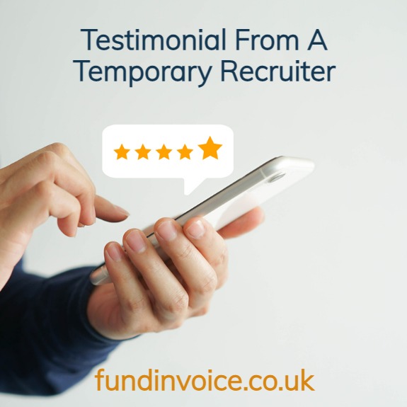 Testimonial From A Temporary Recruiter FundInvoice Found An Alternative Invoice Finance Company