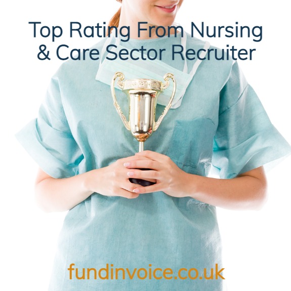 Top Rating For Invoice Finance For A Recruiter Of Nurses For NHS Trusts And Carers